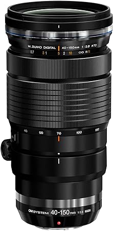 OM SYSTEM M.Zuiko Digital ED 40-150mm F2.8 PRO for Micro Four Thirds System Camera, Light Weight Powerful Zoom, Weather Sealed Design, MF Clutch, Compatible with Teleconverter