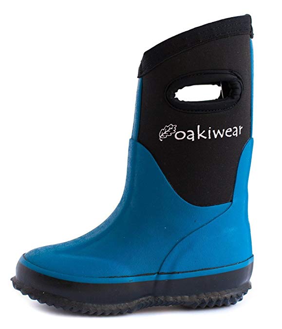 Oakiwear Children's Neoprene Rain Boots, Snow Boots, Muck Rain Boots