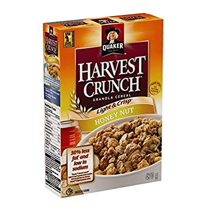 Quaker Harvest Crunch Light and Crisp Honey Nut