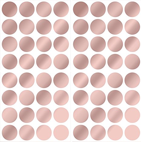 Wall Pops WPD2137 Rose Gold Confetti Dot Decals