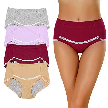 Menstrual Period Panties Briefs for Women, Leakproof Postpartum Underwear Easy Clean Panties for Women Girls