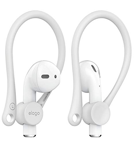 elago AirPods EarHook [White] – [Lightweight] [Long-Lasting Comfort] – for Apple AirPods