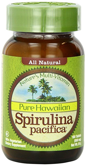 Nutrex Hawaii Hawaiian Spirulina Pacifica 500 mgs., 100-tablet Bottle