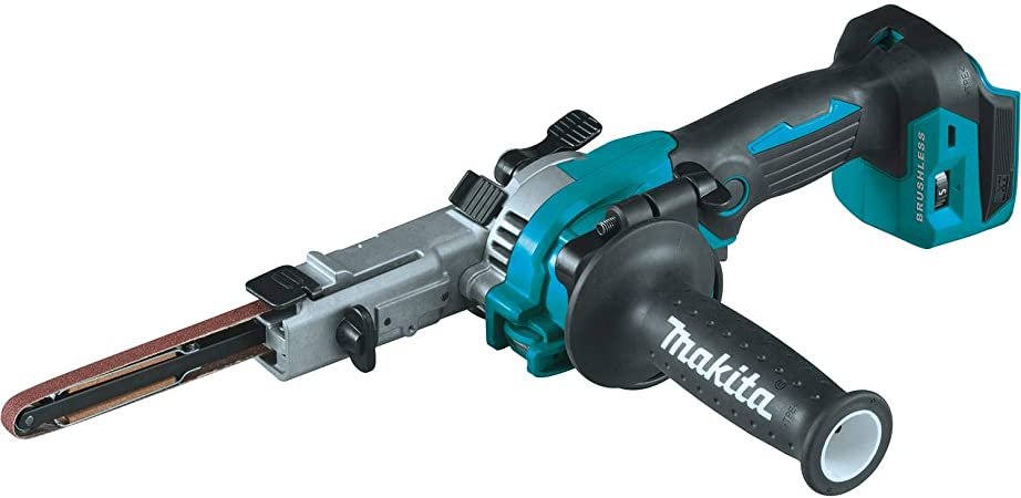 Makita XSB01Z 18V LXT® Lithium-Ion Brushless Cordless 3/8" x 21" Detail Belt Sander, Tool Only