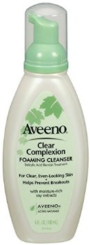 Aveeno Clear Complexion Foaming Cleanser, 6 Ounce