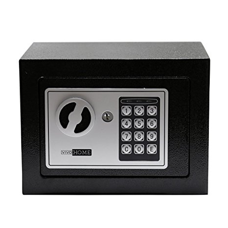 VIVOHOME Digital Electronic Security Safe Box with Deadbolt Lock