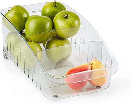 YouCopia RollOut Fridge Drawer, 8", Clear