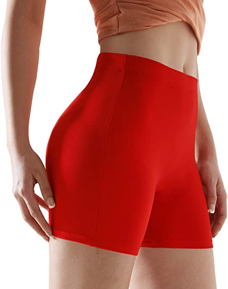 ODODOS Essential Women's High Waist Light Shorts Ultra Soft & Camel Toe Free 4" 9" Shorts