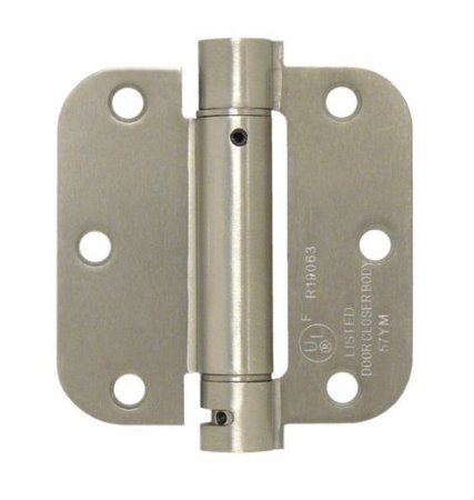 Deltana DSH35R515 3.5" x 3.5" Mortise Spring Hinge with 5/8" Radius Corners - Single, Pack Of 2
