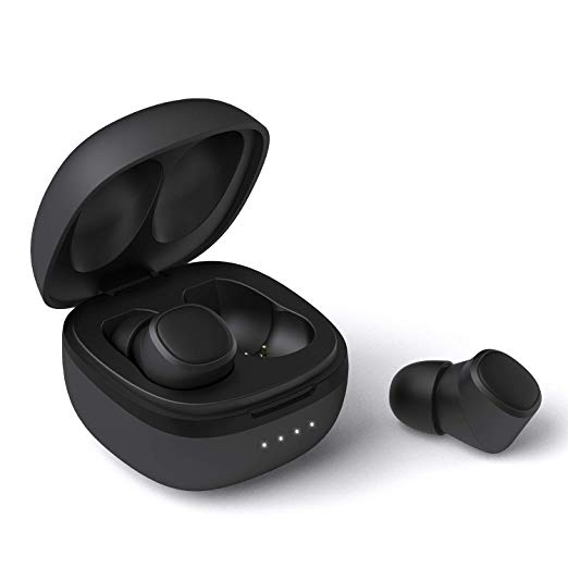 Bluetooth Earbuds, Arespark AP-05 True Bluetooth V5.0 Auto Pairing Headphones IPX6 Waterproof 30H Playtime Deep Bass Stereo with Portable 550mAh Charging Case