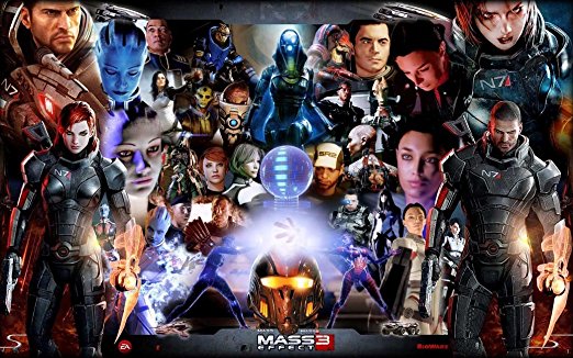 Mass effect 2 3 4 poster 40 inch x 24 inch