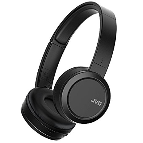 JVC Superior Sound Foldable Bluetooth On-Ear Headphone - Black