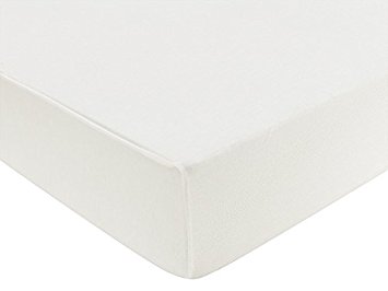 Premium Organic BAMBOO Fitted Crib Sheet, EXTREMELY SOFT & BREATHABLE, Fits Perfectly Any Crib Mattress up to 6", Natural