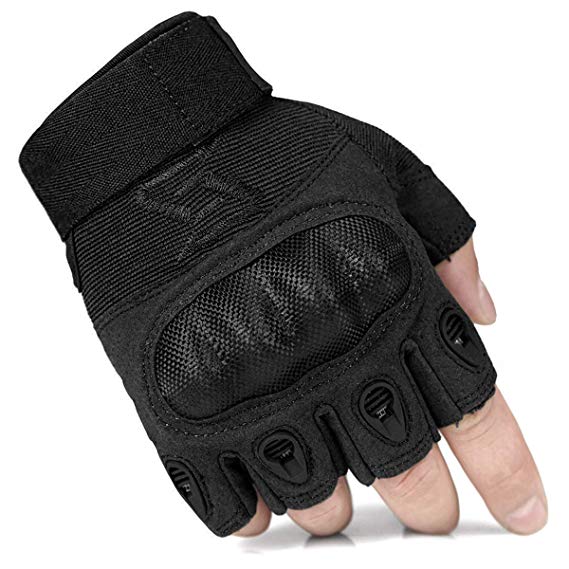 FREE SOLDIER Tactical Gloves for Men Military Hard Knuckle Outdoor Cycling Gloves Armor Gloves