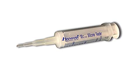 Innovet Pet Products 10cc Soft Silicone Feeding Syringe w/Stepped Tip