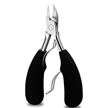 TerrificCorner Precision Toenail Clippers Nail Clippers Trimmer for Thick or Ingrown Toenails with Anti-slip Soft Handles