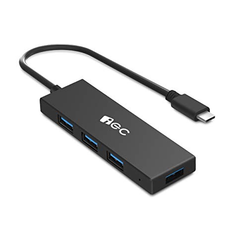 EC Technology USB C Hub, 4-in-1 USB 3.0 Hub for Tyoe C Devices Adapter for iMac, MacBook, MacBook Pro, MacBook Air, Mac Mini, Chrombook, Surface Pro