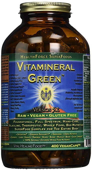 Healthforce Vitamineral Green - Pack of 400 Vegan Capsules