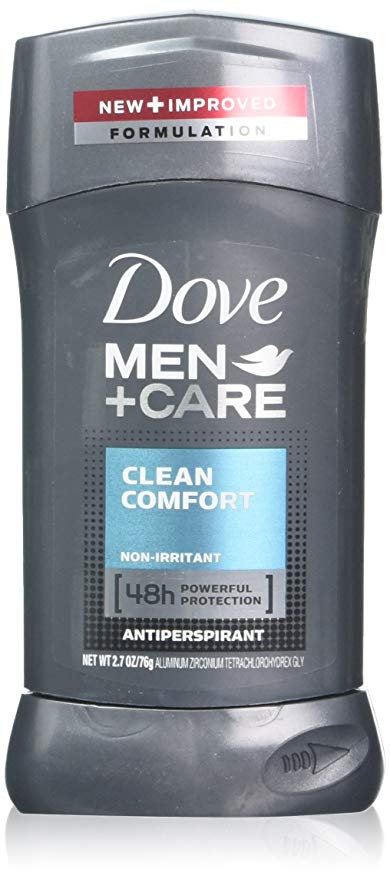 Dove Men Plus Care NonIrritant Antiperspirant, Clean Comfort, 2.7 Ounce