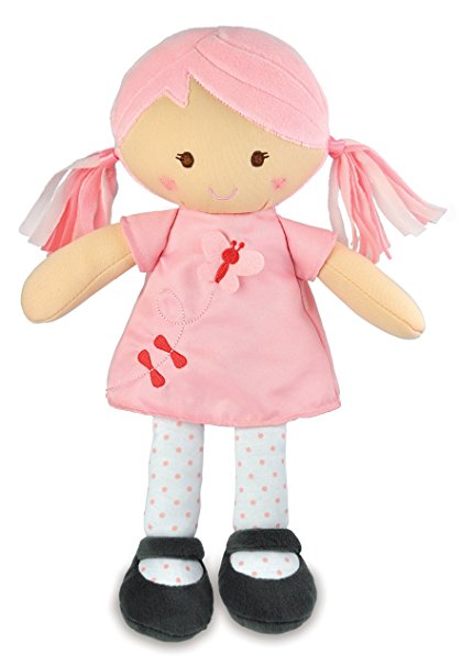 Girls Ella Toddler Doll with Pink Hair