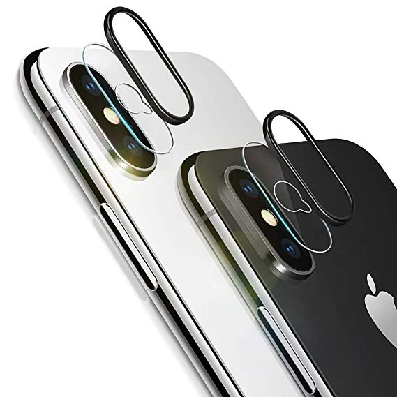 iPhone X Camera Lens Protector - Ultra-Thin High Definition 9H Hardness 2.5D Bubble-Free Anti-Scratch Clear Camera Lens Protector Film for iPhone X/10