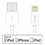 iPhone 6 Cable JETech 3ft APPLE CERTIFIED USB Sync and Charging Lightning Cable for iPhone 66s55S5C iPad 4 iPad Air 12 iPad Mini 123