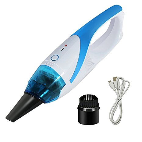 Handheld Vacuum Cleaner, EVERTOP Portable Lightweight Cordless Car Pet Hair Cleaner, Blue