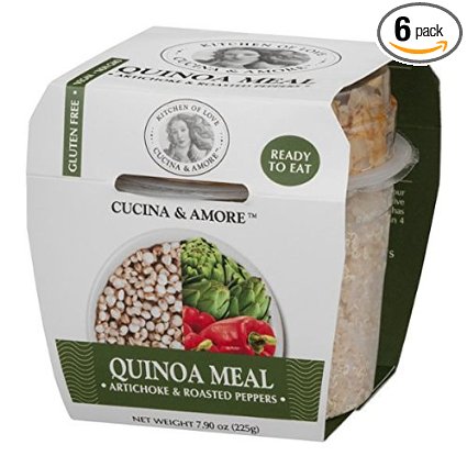 Cucina & Amore Quinoa Meal Artichoke & Roasted Pepper 7.9oz, Pack of 6