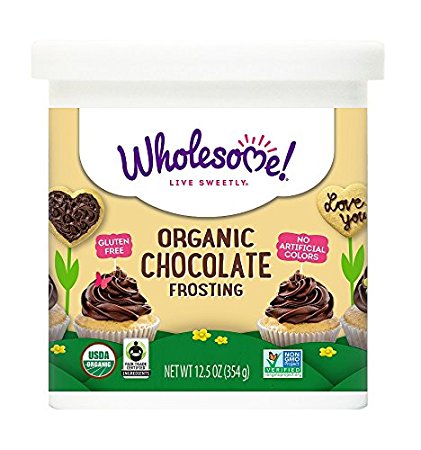 Wholesome Sweeteners Organic Frosting, Chocolate, 12.5 Ounce