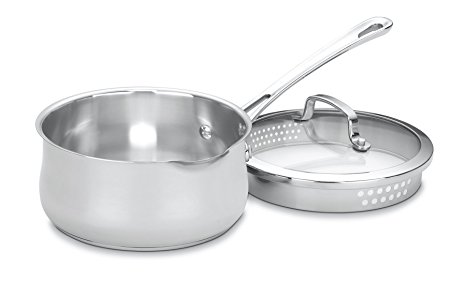 Cuisinart 419-18P Contour Stainless 2-Quart Pour Saucepan with Cover