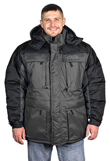 Freeze Defense Men's 3-in-1 Winter Jacket Coat w/Vest
