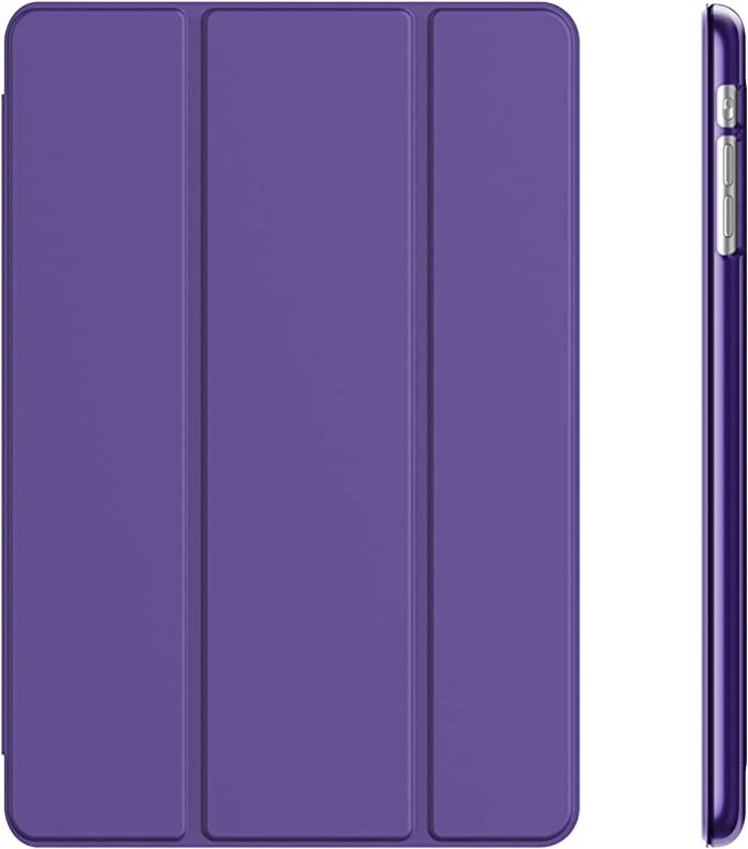 JETech Case for iPad Mini 1 2 3 (NOT for iPad Mini 4), Smart Cover with Auto Sleep/Wake, Purple