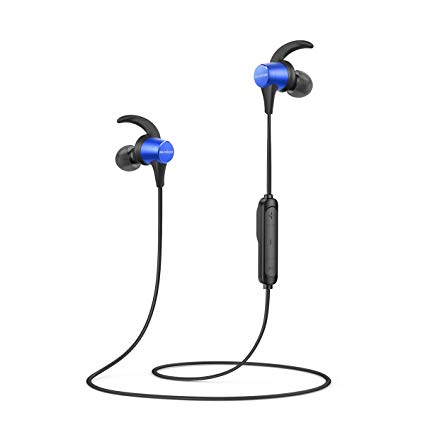 Soundcore Wireless Headphones Anker Spirit Pro, Dual EQ, 10 Hour Playtime, IP68, SweatGuard Technology, aptX Hi-Fi Sound, Built-in Mic, Bluetooth Earphones, Earbuds for Running, Sports, Workout, Gym