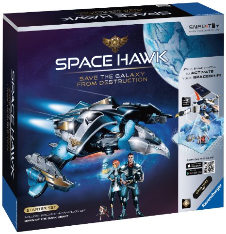 Ravensburger Space Hawk Starter Set Includes Spacehip and Expansion Dawn of The Dark Heart