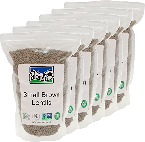 U.S.A Grown Small Brown Lentils (aka. Pardina or Spanish Brown Lentils) | 100% Non-Irradiated | Certified Kosher Parve | Non-GMO Project Verified |Identity Preserved (We tell you which field we grew it in)