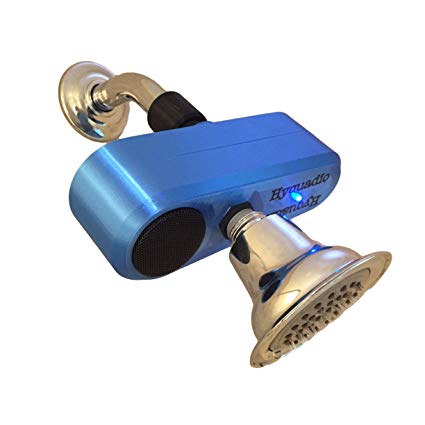 Hyquadio Water/Hydro-Powered Bluetooth 4.0 Shower Speaker Waterproof - No Recharging Required