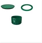 Tuf-Tite 3PC Bundle 24x12 riser, 24in ring & 24 in FLAT lid