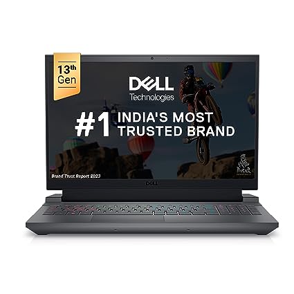 Dell G15-5530 Gaming 13th Gen Laptop, Intel i7-13650HX/16GB/512GB SSD/NVIDIA RTX 3050 (6GB GDDR6)/15.6" (39.62cm) FHD 120Hz 250 nits/Win 11   MSO'21/Backlit Keyboard 4-Zone RGB/Dark Shadow Gray/2.65kg