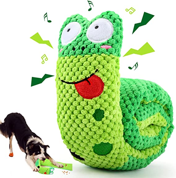 Squeak Dog Toys Stress Release Game for Boredom, Dog Puzzle Toy IQ Training, Dog Snuffle Toys Foraging Instinct Training Suitable for Small Medium and Large Dogs