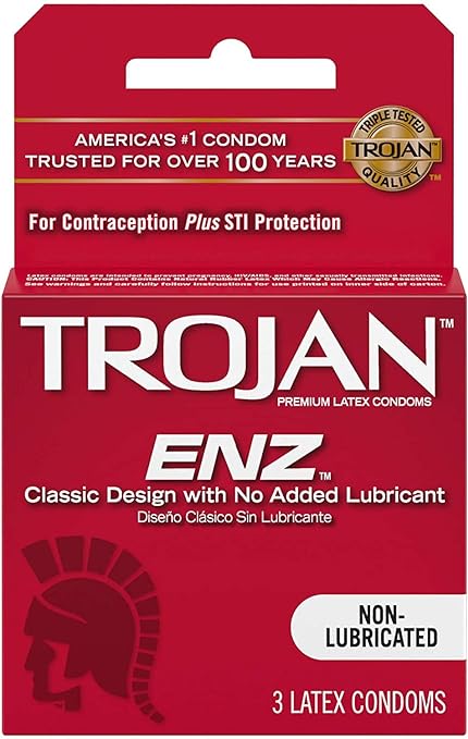 Trojans Non-Lubricated Condoms - 3 Ea/Pack, 6 Pack