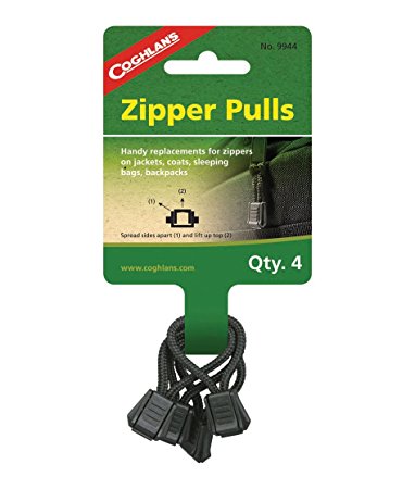 Coghlans 9944 4PK Tent Zipper Pulls