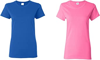 Gildan Women's Heavy Cotton T-Shirt, Style G5000L, 2-Pack