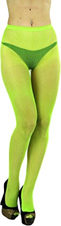 ToBeInStyle Women's Spandex Seamless Glittery Fishnet Pantyhose Tights Hosiery