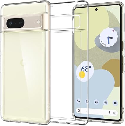 SPIGEN Ultra Hybrid Case Designed for Google Pixel 7 (2022) Air Cushion Bumper Hard Cover - Clear