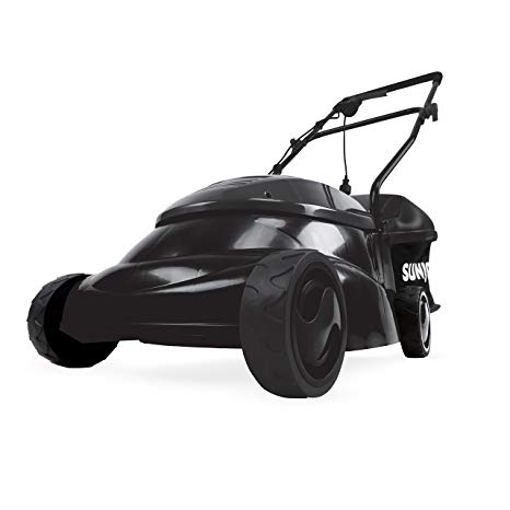 Sun Joe MJ401E-BLK Mow Joe 14" 12 Amp Electric Lawn Mower with Grass Bag, Black