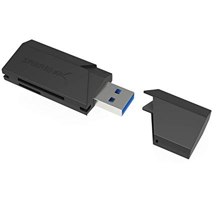 Sabrent SuperSpeed 2-Slot USB 30 Flash Memory Card Reader for Windows Mac Linux and Certain Android Systems - Supports SD  SDHC  MMC  MicroSD  T-Flash CR-UMSS