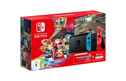 Nintendo Console SWITCH - Bundle Mario Kart 8 (CIB)   3 mois Switch Online 203323 Black