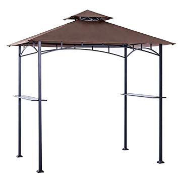 ABCCANOPY Grill Shelter Replacement Canopy roof for Model L-GZ238PST-11 (Brown)