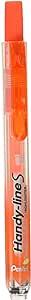 Pentel Handy-Line S Retractable and Refillable Highlighter, Chisel Tip, Orange Ink, Box of 12 (SXS15-F)