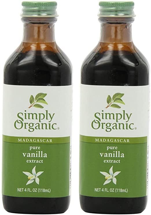 cvdx Pure Vanilla Extract, Certified Organic, 2 Bottle of 4 Ounces